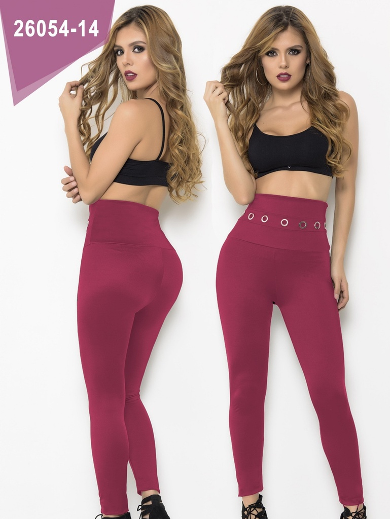 [1112605414S] Leggings Tiro Alto Frambuesa para Mujer 26054-14