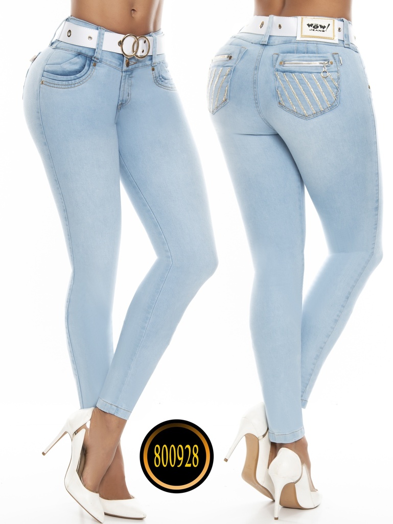 Jeans Levantacola Colombianos Wow