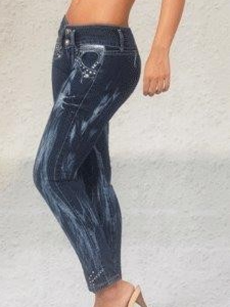Women's Dark Acid Wash Butt Lift Skinny Jeans 102711303