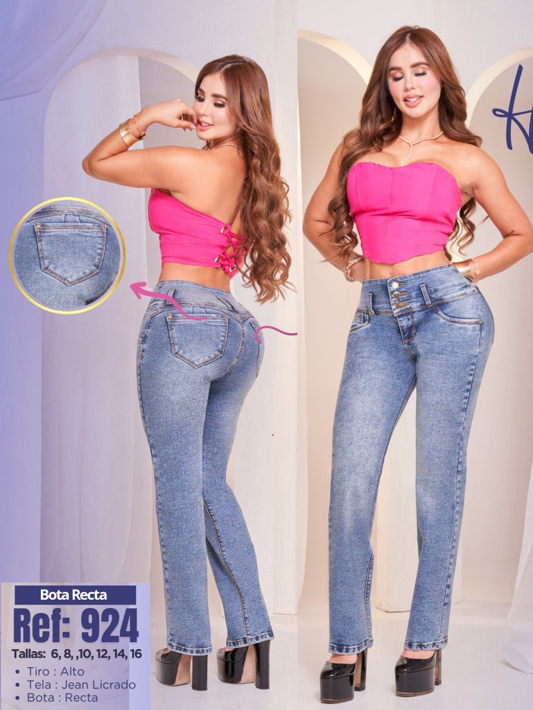 Jeans Levantacola Colombiano