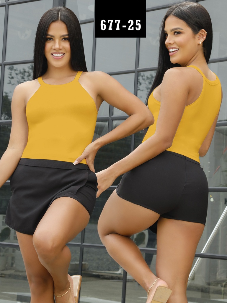 [26867725] Women's Mustard Halter Top 677-25