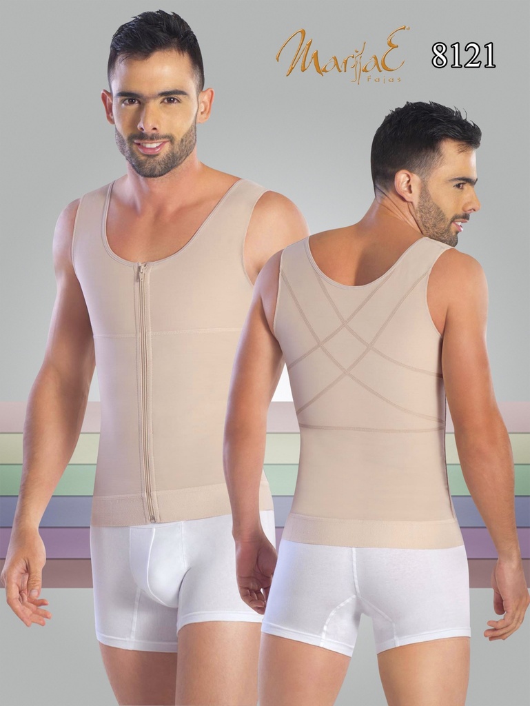 Camisilla Hombre Forrada Con Cierre 