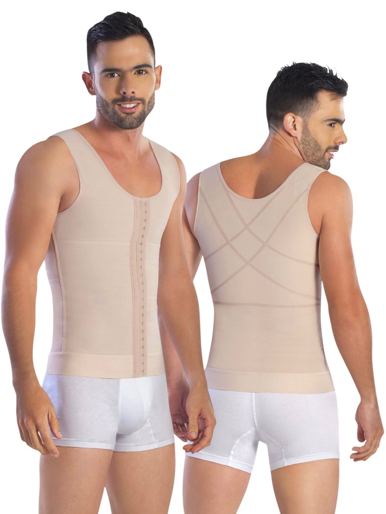 [1108124XS02] Camisilla De Hombre Con Broche 