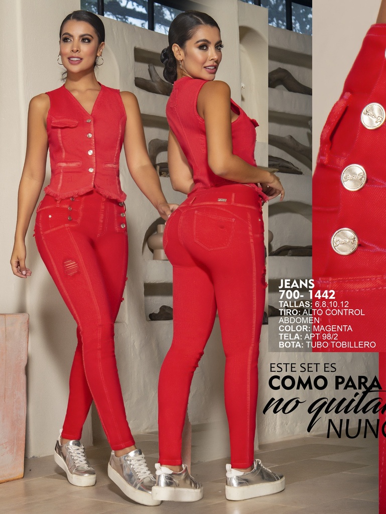 Jeans Levantacola Colombiano