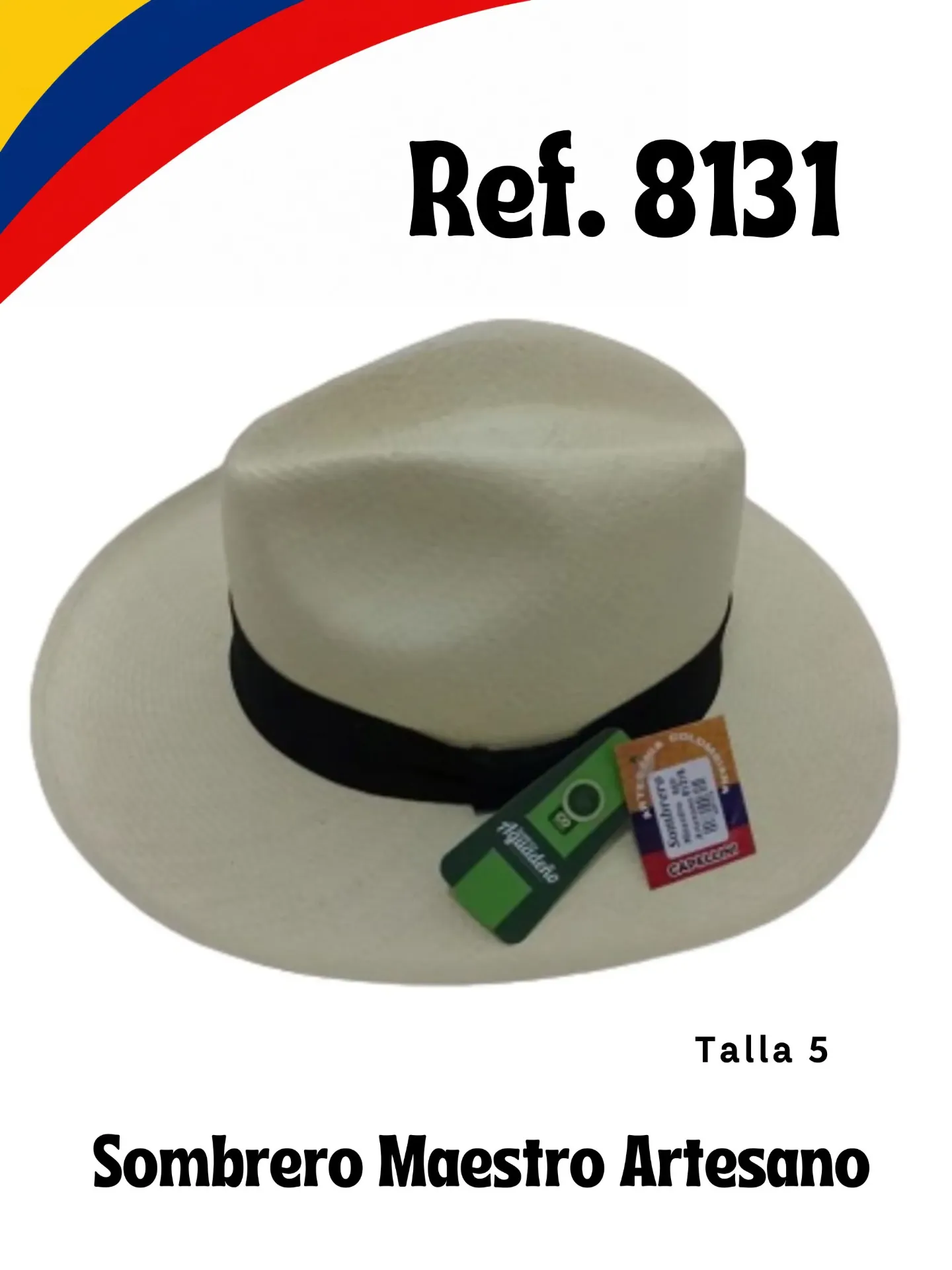 [36681315] Women's Natural Master Artisan Panama-Style Straw Hat 8131