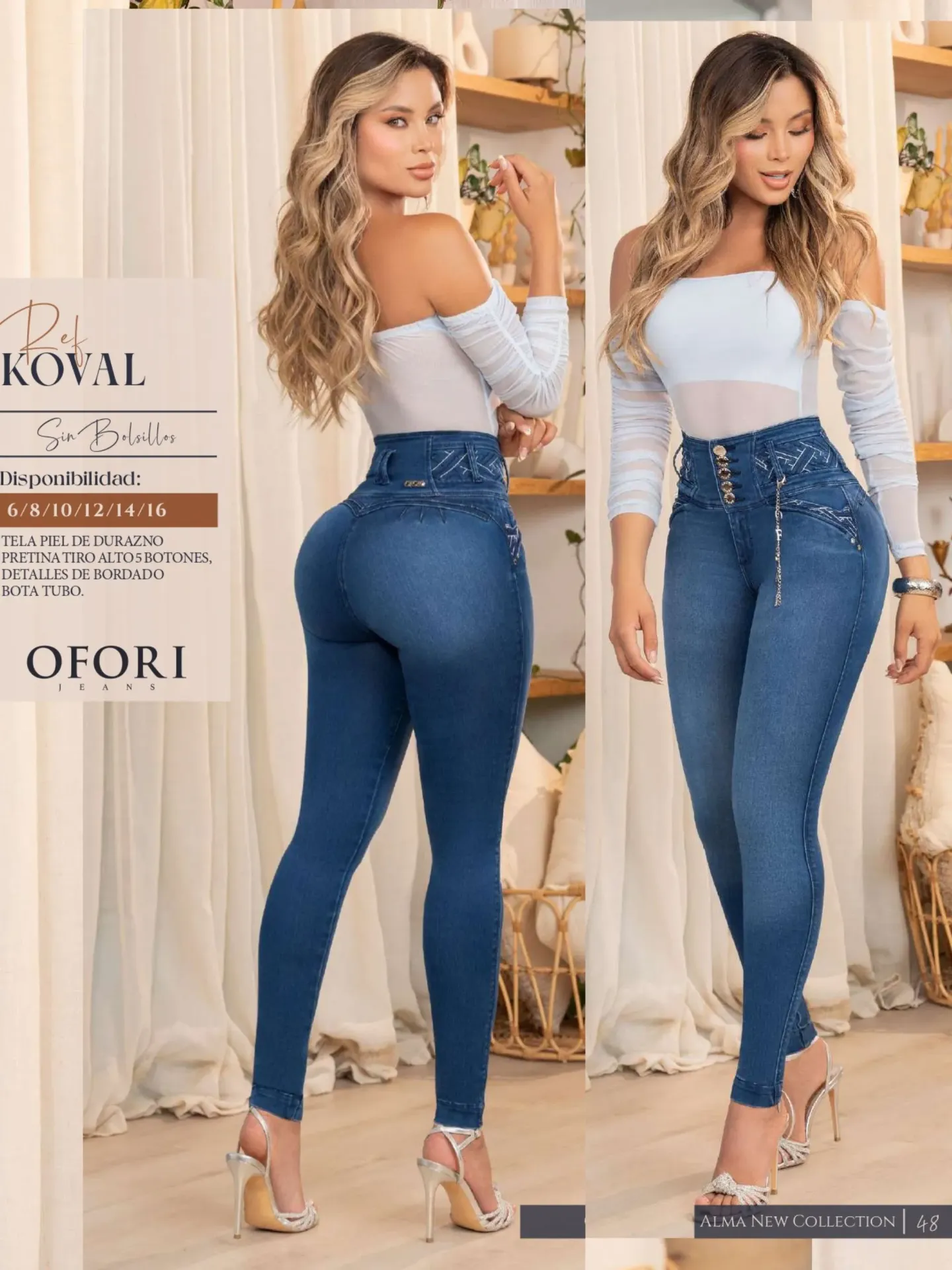Jeans Levantacola Colombiano