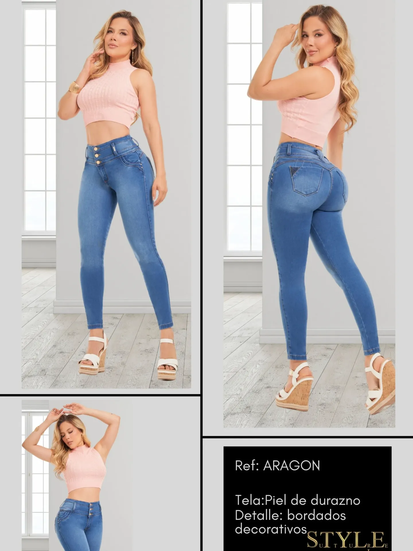 Jeans Levantacola Colombiano