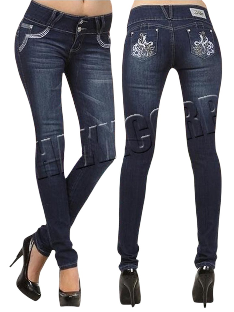 [108134001] Women's Dark Navy Classic Skinny Jeans 1340