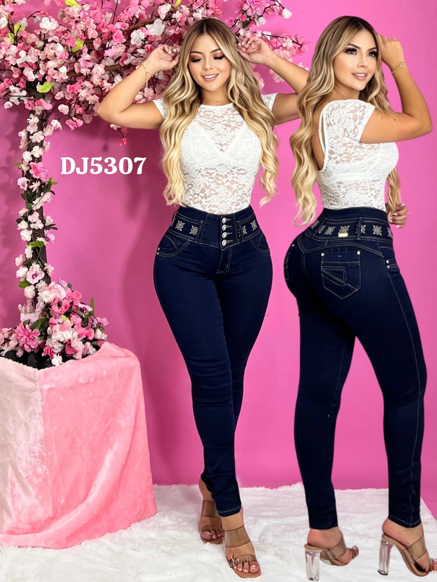 [108DJ530703] Jeans Levantacola Silver Diva (3)