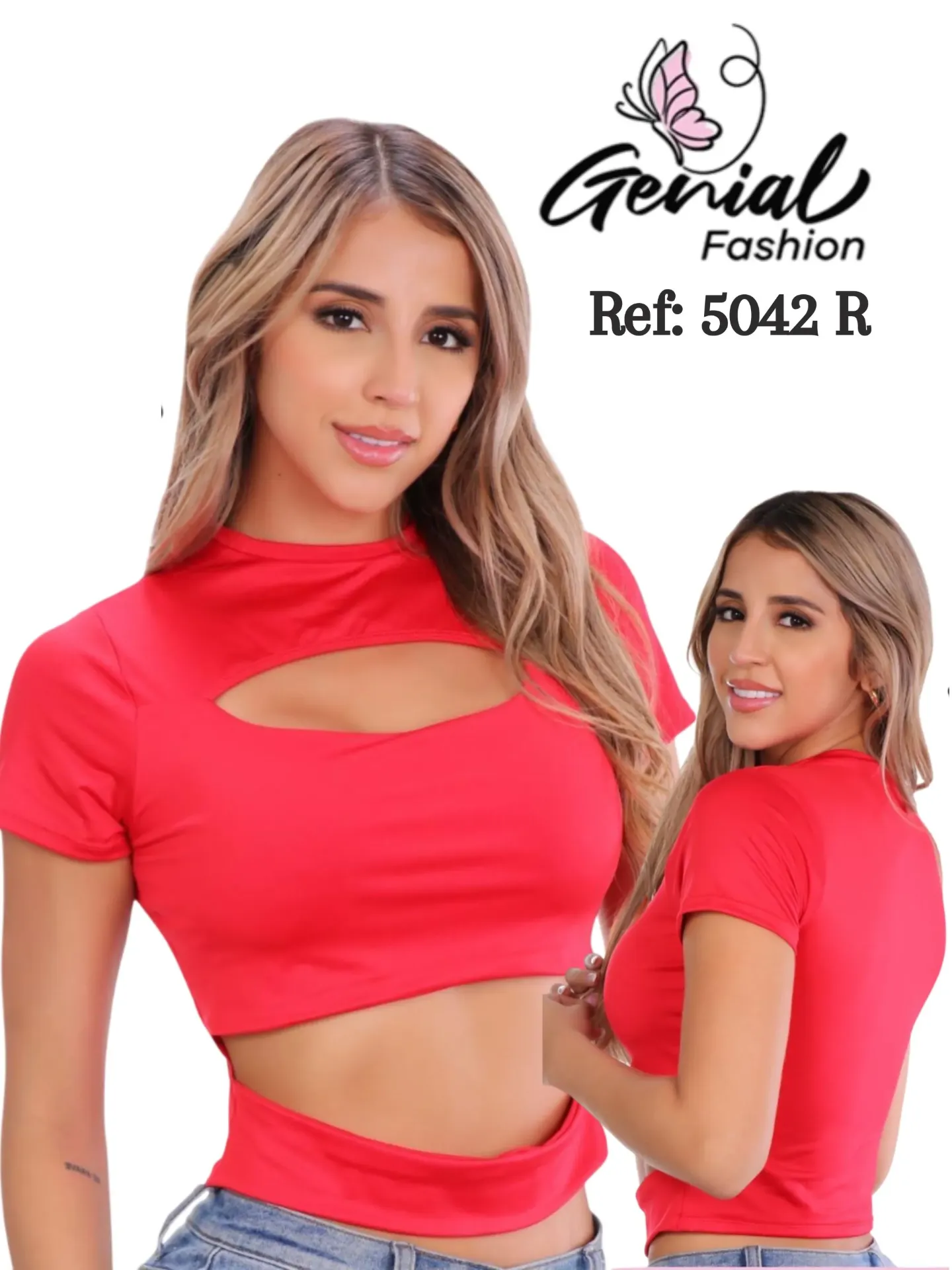 [1095042RJM] Blusa Moda Colombiana (M)