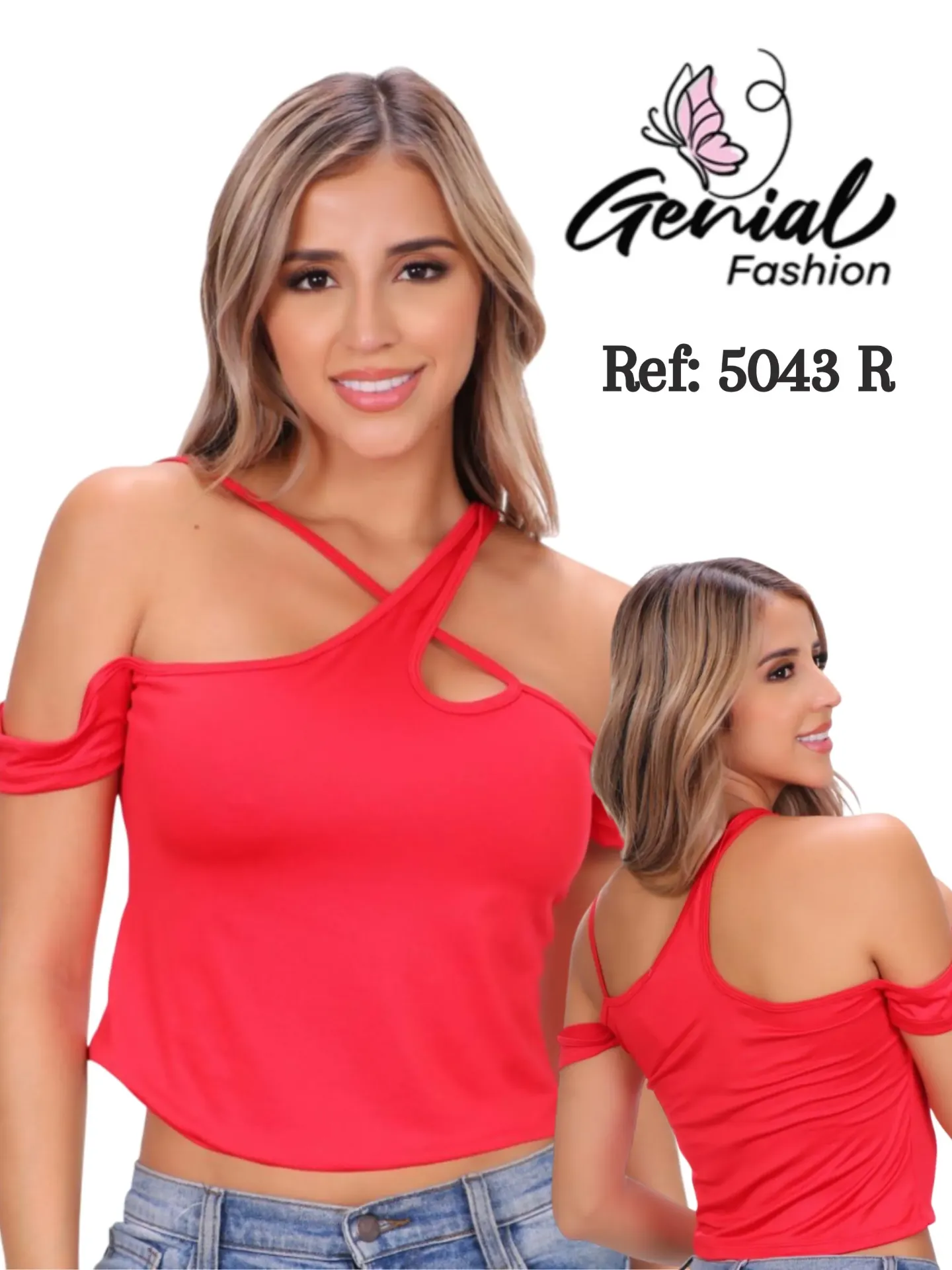 [1095043RJS] Blusa Moda Colombiana (S)