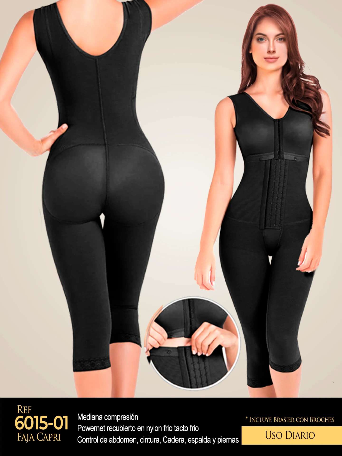 [1106015S01] Faja Capri Pos-Quirurgico  (S)