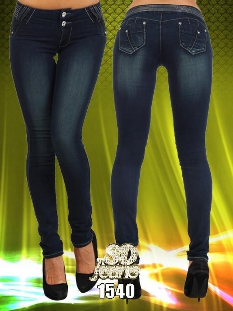 [108154011] Women's Dark Navy Classic Skinny Jeans 1540
