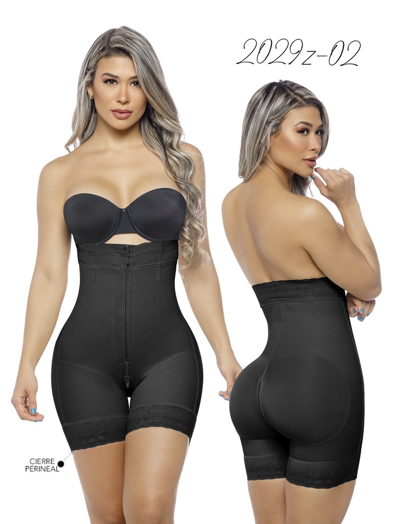[2302029ZS02] Faja Colombiana Ebano con Zipper (S)