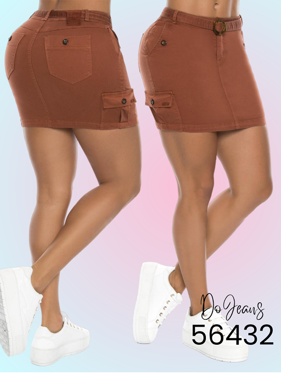 [24856432D05] Women's Rust Cargo Skirt 56432 (5)