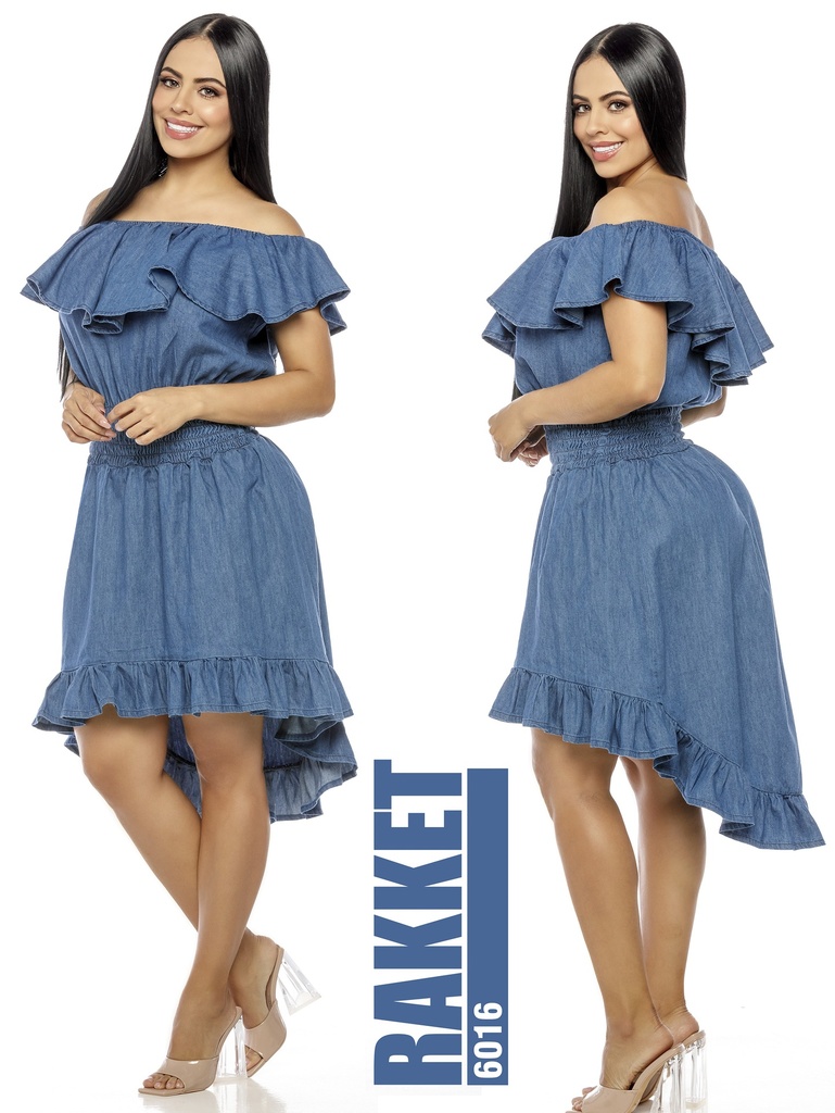 [2616016RS] Vestido Colombiano Rakket (S)