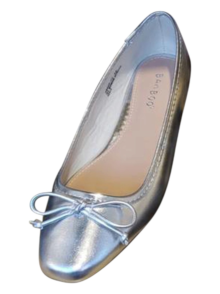 Baletas Plateado Metalizado para Mujer Sweep 77-S