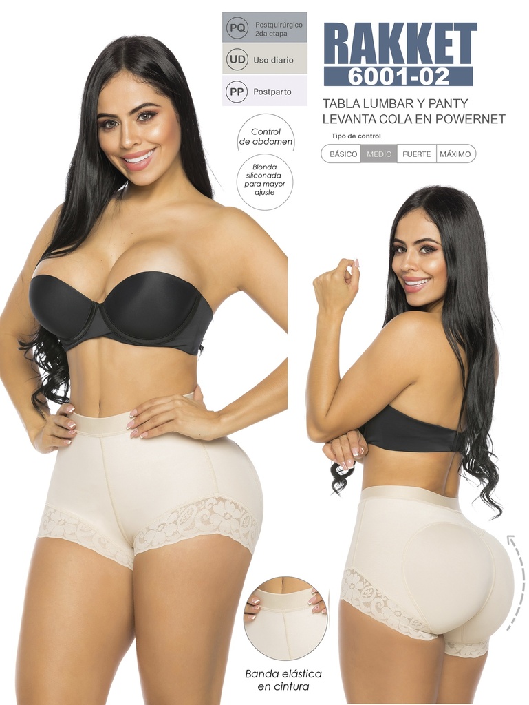 Faja Short Levantacola 