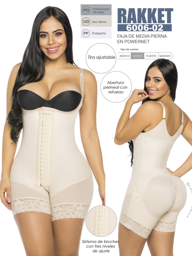 [3186006S02] Faja Media pierna Zona Termica Abdominal (S)