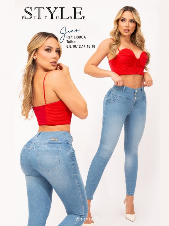 Jeans Levantacola Colombiano