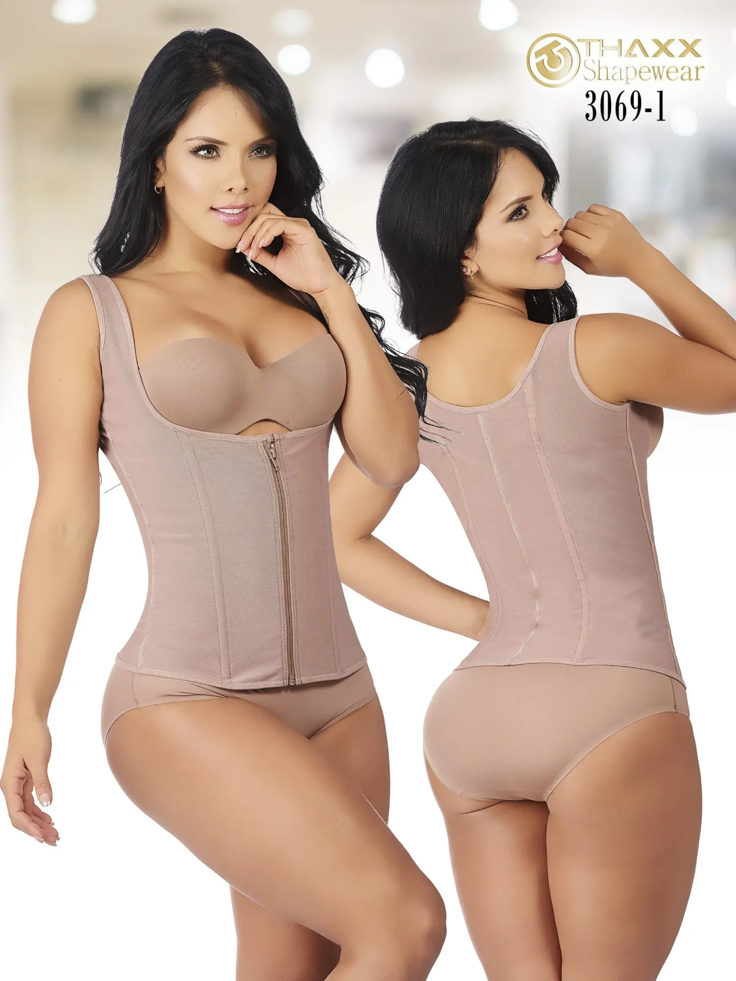 Faja Chaleco Powernet 3069-1 Cocoa