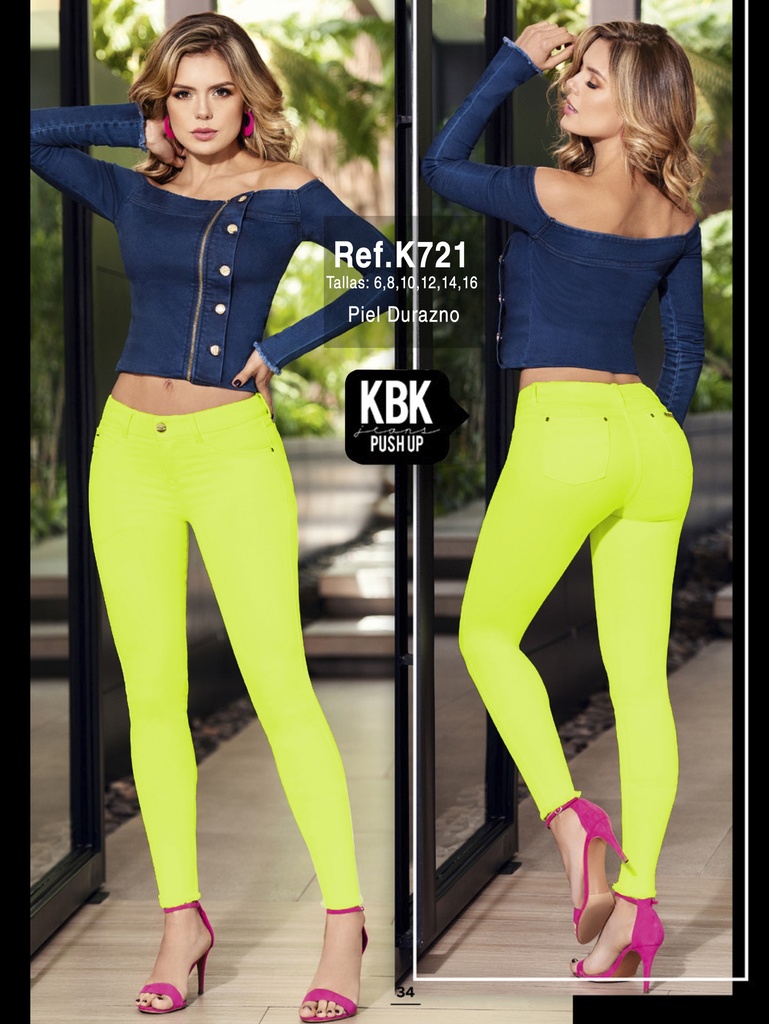 Jeans Levantacola Colombiano 