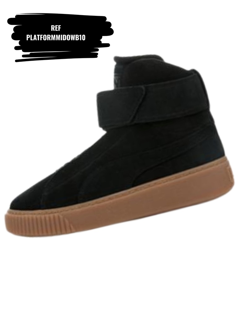 [263PLATFORMMIDOWB10-6.5] Platform Mid Ow Black Sneakers