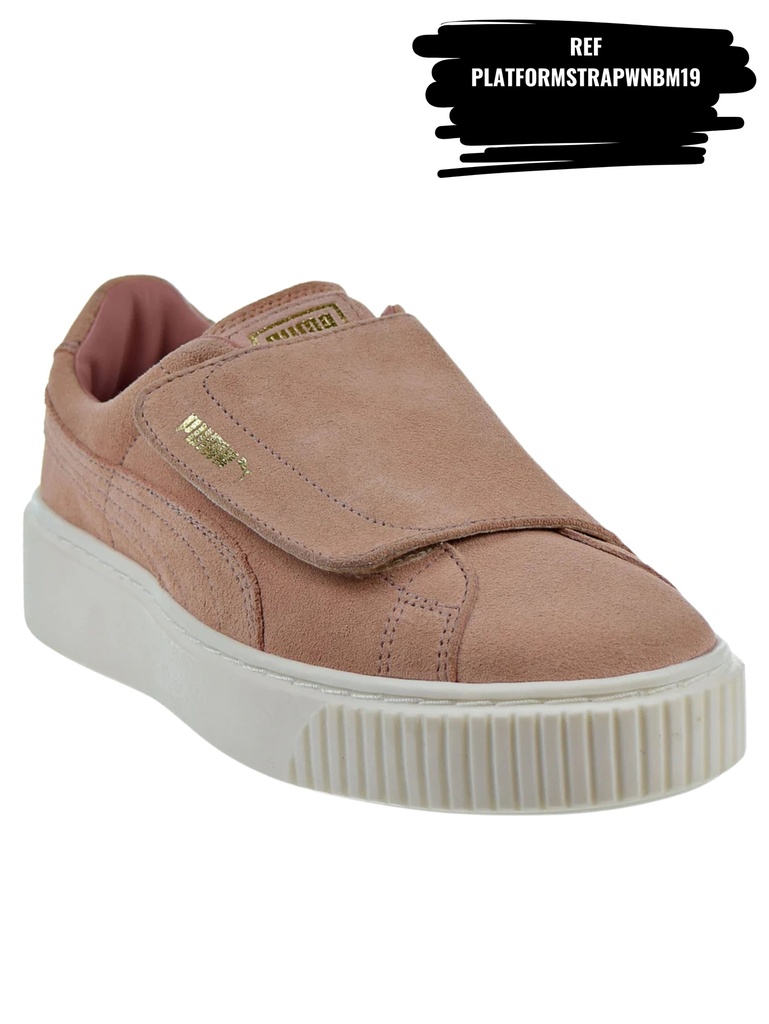 [263PLATFORMSTRAPWNBM19-7] Tenis Platform Strap Wn Brown Marshmellow