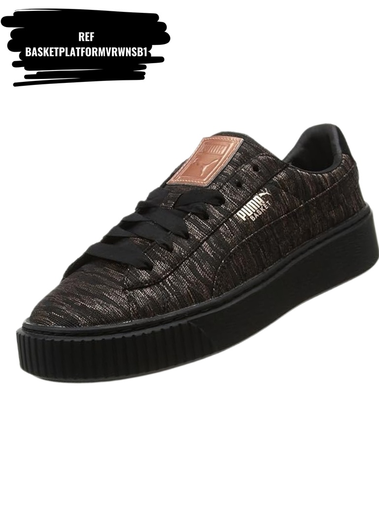[263BASKETPLATFORMVRWNSB14-8] Tenis Basket Platform VR Wns Black