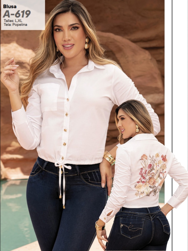 [351A619S] Blusa Moda Colombiana