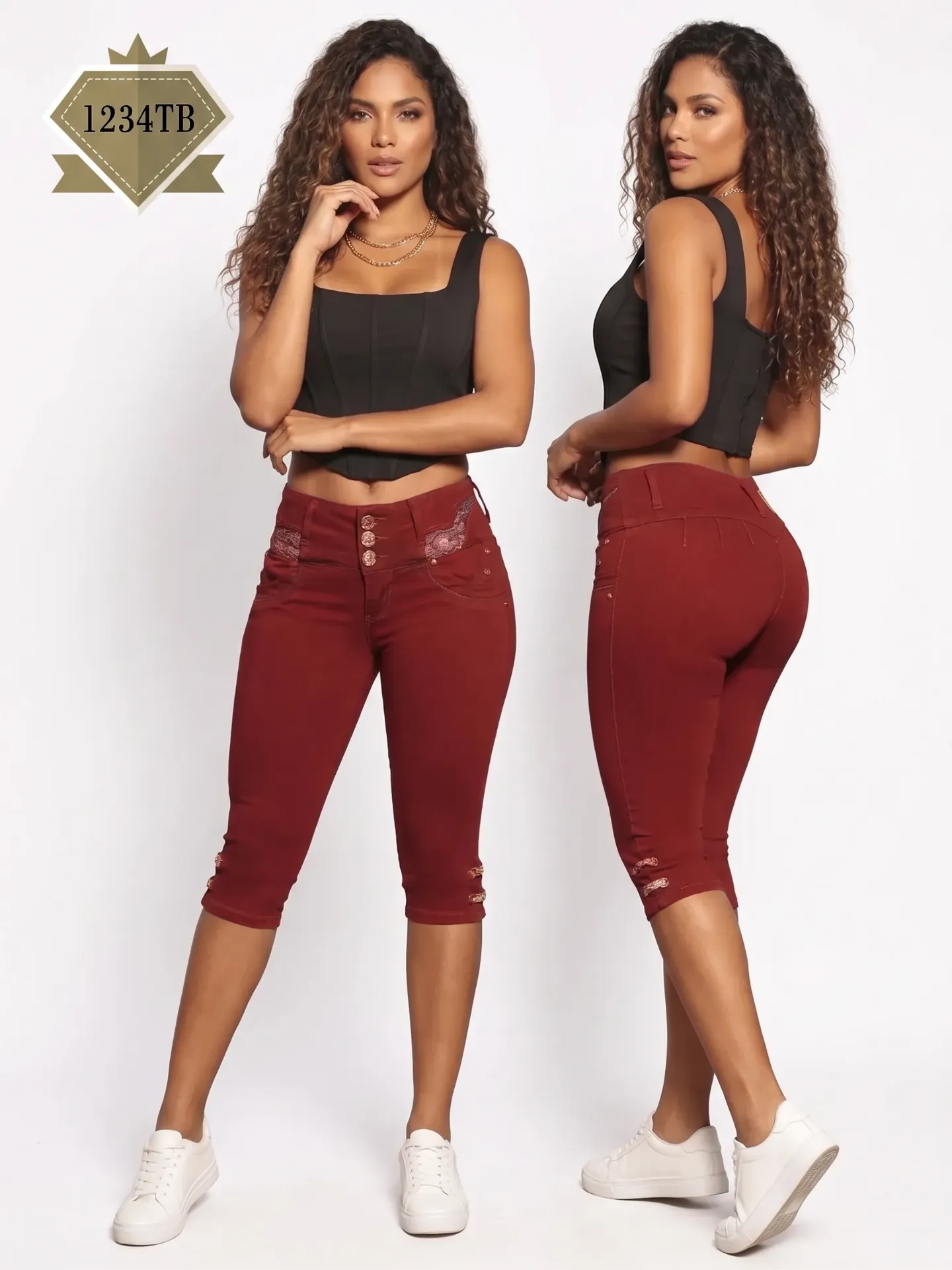 Capri Levantacola Vinotinto Slim – Thaxx Boutique