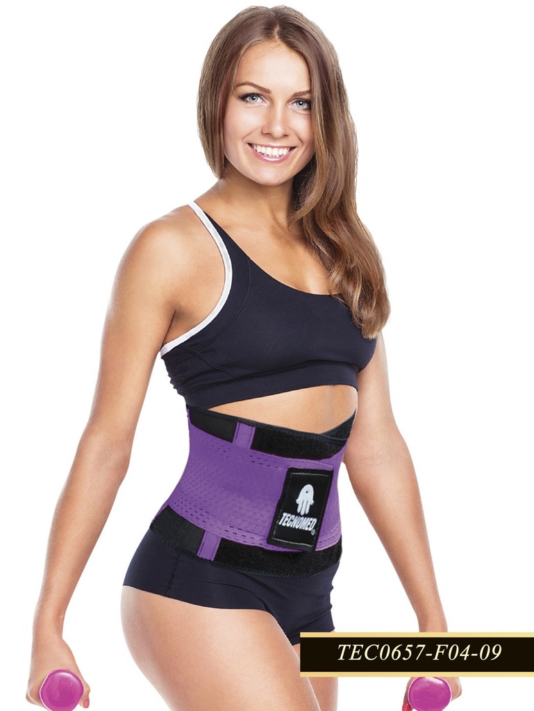 [1360657PS] Faja Moldeadora Faja Cinturilla Deportiva Morado para Mujer 0657 (S)
