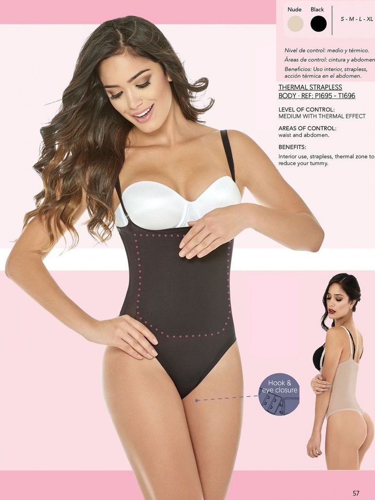 Thong Thermal Strapless Body