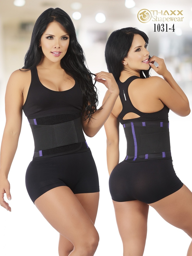 [1371031S4] Faja Cinturilla Colombiana Thaxx Morada (S)