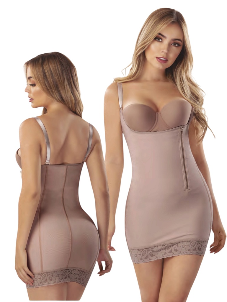 [1373075XS1] Faja Vestido Moldeador Moca para Mujer – Estilo 3075 (XS)