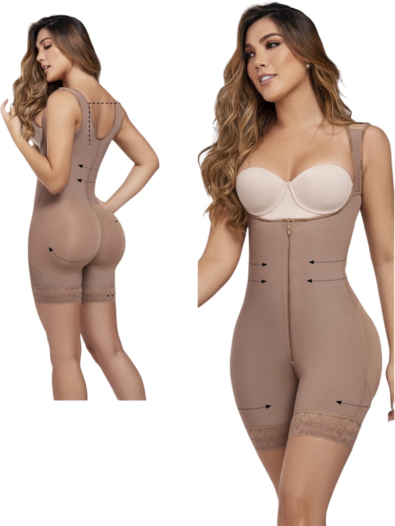 [2713007S1] Faja Short Moca Levantacola con Cierre Frontal – Kabuky (S)