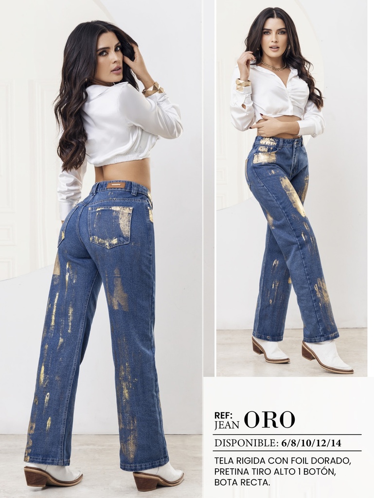 Jeans Levantacola Colombiano