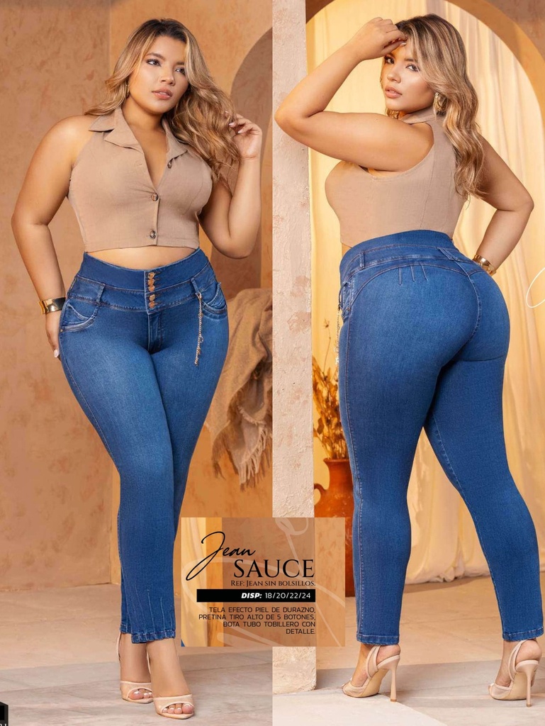 Jeans Levantacola Colombiano
