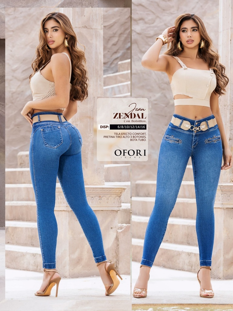 Jeans Levantacola Colombiano