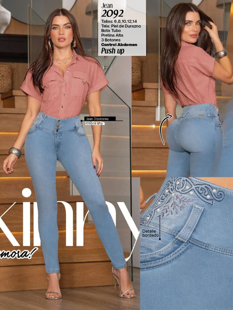 Jeans Levantacola Colombiano