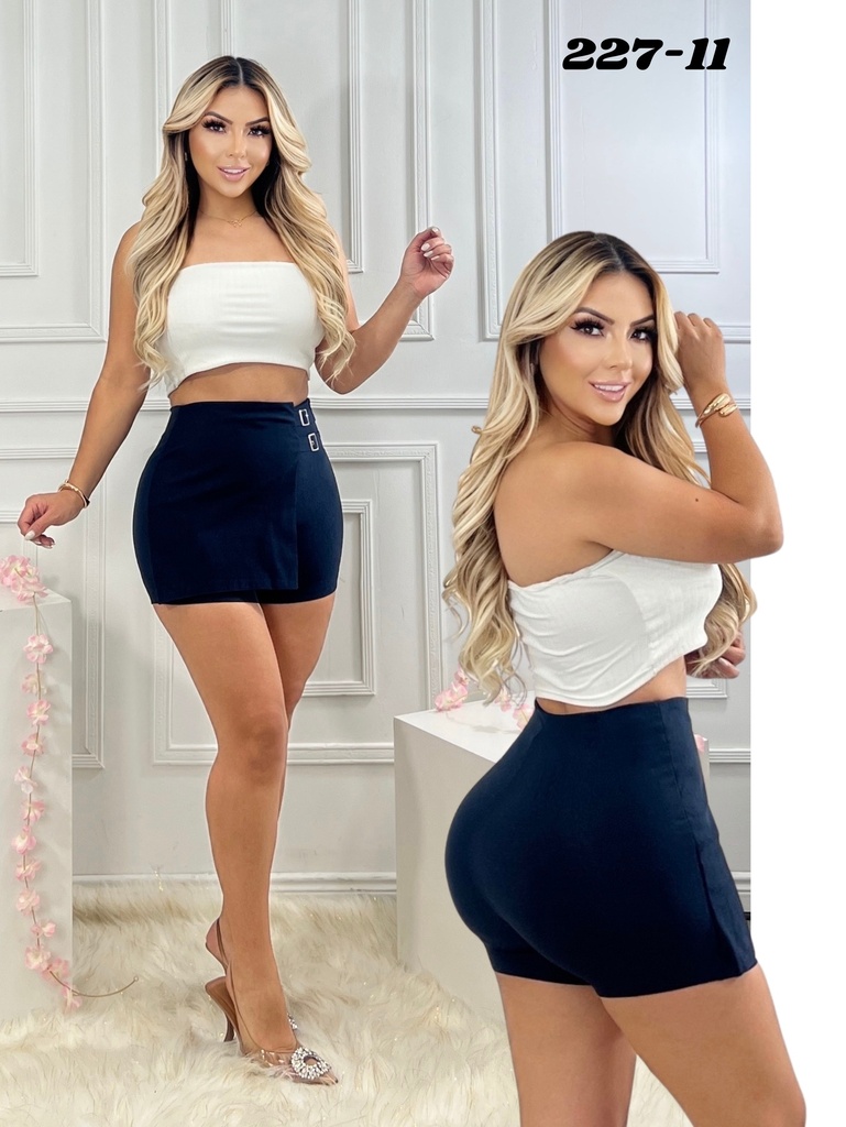 [37722711S/M] Women's Navy Skort 227-11 (S/M)