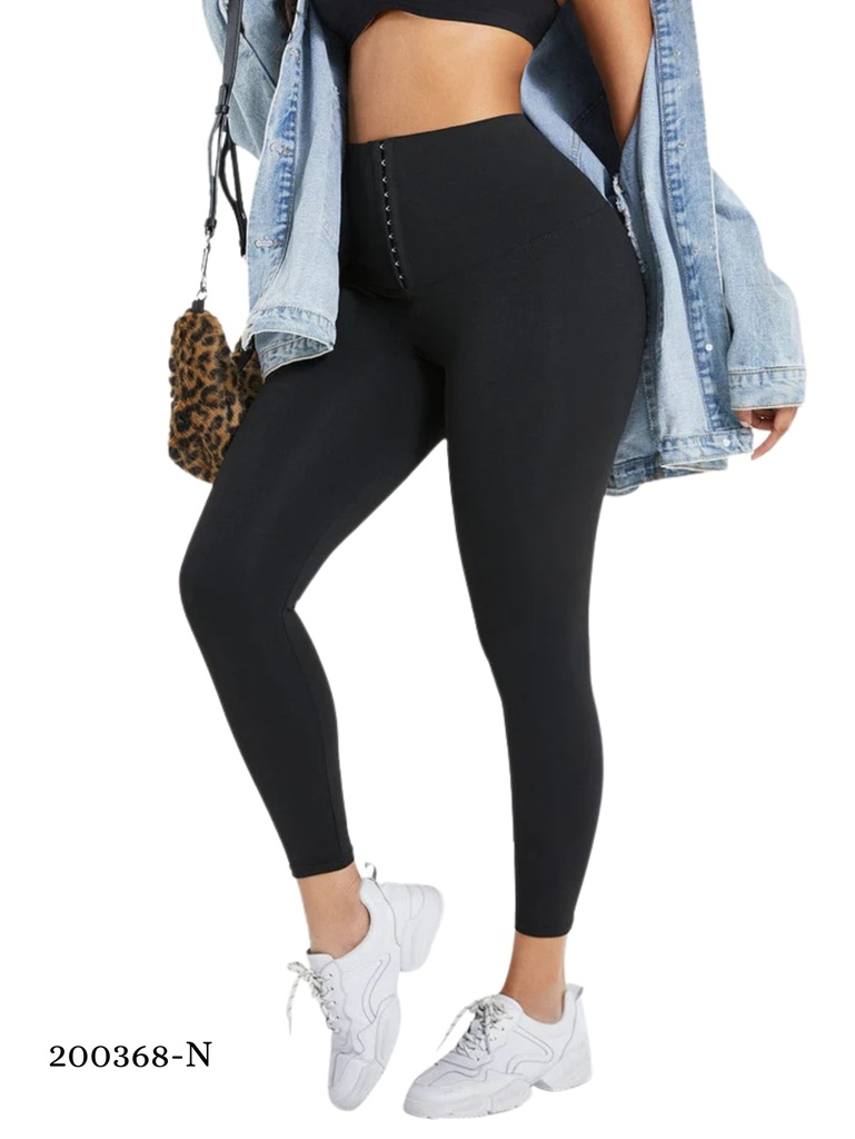 [386200368NS] Women's Black Butt Lift Activewear Leggings 200368-N (S)