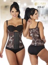 Faja Colombiana Thaxx  Chaleco Latex Recubierto 3 Broches 