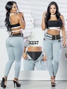 Jeans Levantacola Colombiano Con Faja 