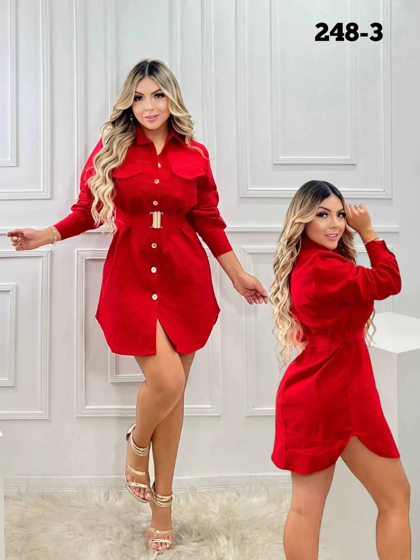 Vestido Camisero Moda Colombina 248-3